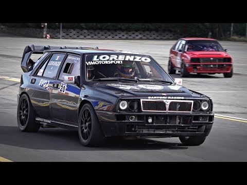 Lancia Delta EVO 2 Slalom MONSTER Driven FLAT-OUT | Feat. OnBoard Footage *MUST HEAR*