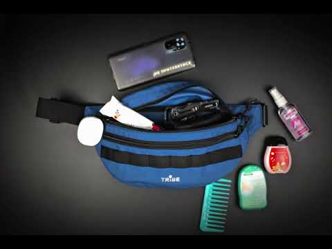 Сумка на пояс 3,0 л Tribe Organiser Bag Velcro (T-ID-0004-black) - фото 1 - id-p2179388041