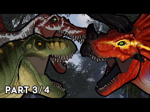 T-Rex and Spinosaurus vs Ultimasaurus | Animation (Part 3/4)