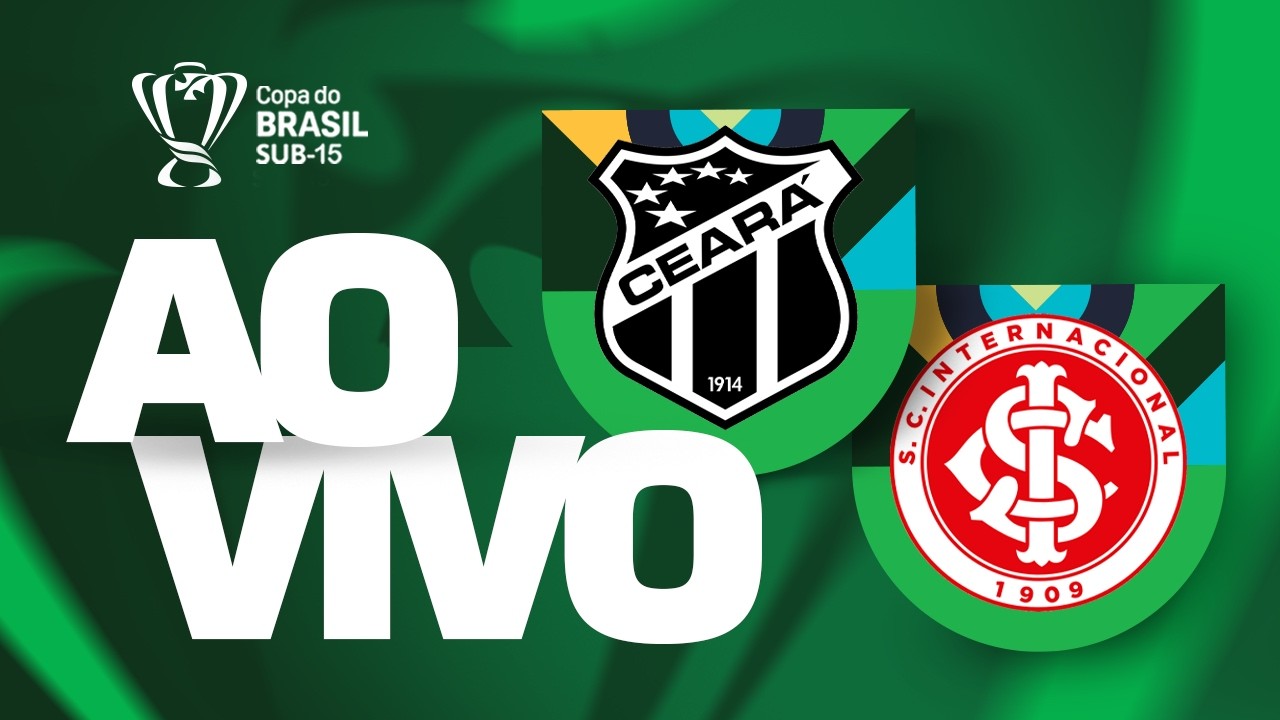 AO VIVO COM IMAGENS: CEARÁ x INTERNACIONAL | COPA DO BRASIL SUB-15