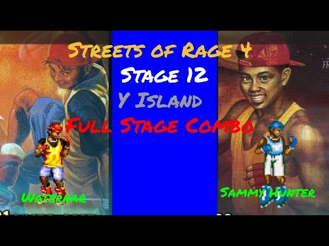 Streets of Rage 4 - Mania+ Stage 12 - Full Stage Combo w/ skate2 and skate3