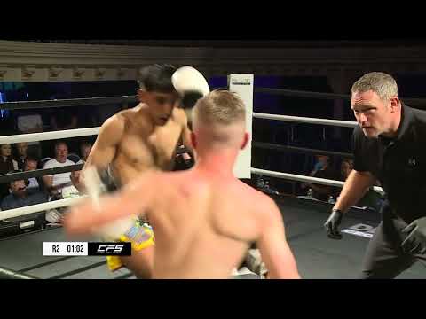Ubaid Hussain Vs Liam Hughes - C-Class Muay Thai 57kg bout- Combat Fight Series - 11/09/2022