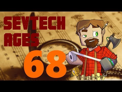 1.12 Modded Minecraft SevTech Ages: Episode 68: Atomic Reconstructor and Sky Stone!