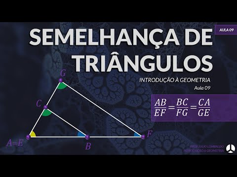 Aula 09 | Semelhança de Triângulos