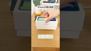 - iPhoneの箱に隠された秘密