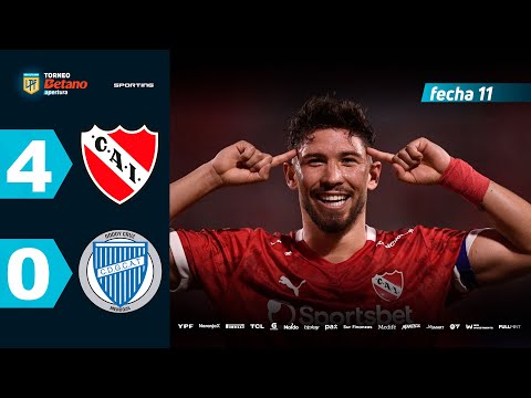 INDEPENDIENTE 4 - 0 GODOY CRUZ I Resumen del partido | #TorneoBetano Apertura 2025