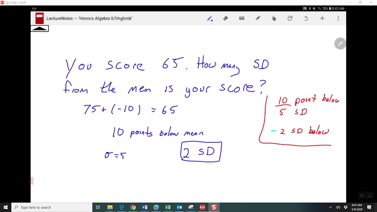 How many standard deviations?