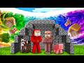 Bygger Bunker För Att Överleva Regnbågs Katastrof i Minecraft..