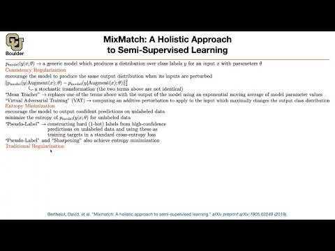 MixMatch | Lecture 75 (Part 3) | Applied Deep Learning (Supplementary)