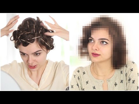 I Tried The Toothpick Pin Curls