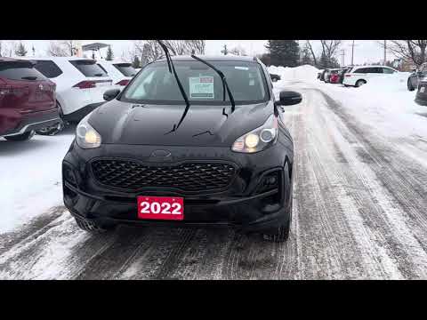 2022 Kia Sportage LX AWD in Black for sale at Stouffville Toyota in Whitchurch-Stouffville, ON
