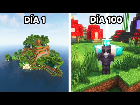 SOBREVIVÍ 100 DÍAS en una ISLA