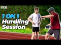 1 On 1 Session With A High School Boy Hurdling