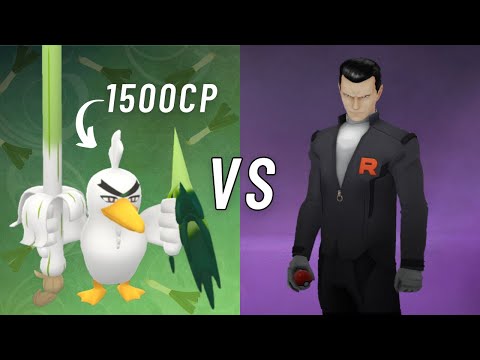 GREAT LEAGUE SIRFETCH'D SOLO VS TEAM ROCKET BOSS GIOVANNI (Shadow Latias)