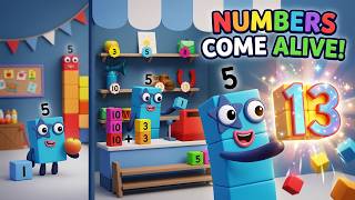 Numberblocks World – Number 13 Comes Alive in Fun Math for Kids