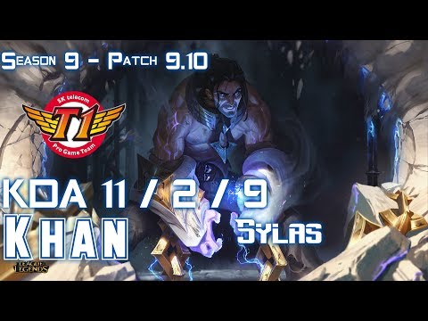 SKT T1 Khan SYLAS vs JAYCE Top - Patch 9.10 KR Ranked