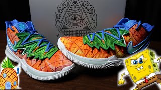 NIKE KYRIE 5 SPONGEBOB PINEAPPLE HOUSE | Is This The Best Colorway in the SpongeBob Collection!