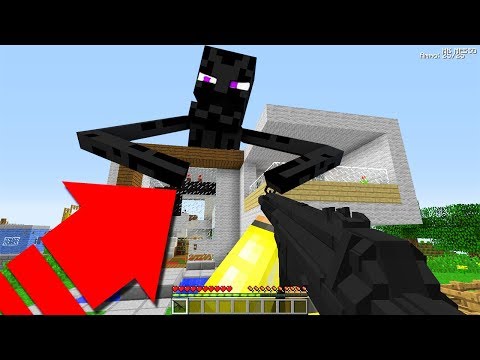 DEV MUTANT ENDERMAN EVİME SALDIRIYOR! 😱 - Minecraft