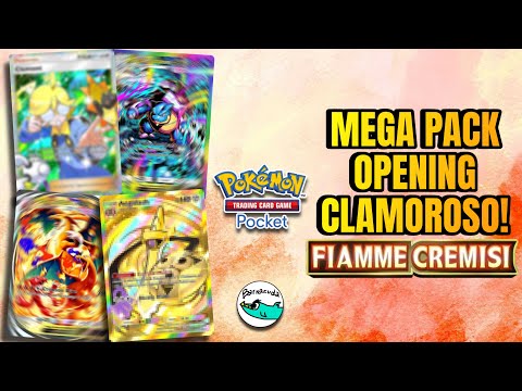 THE CRIMSON FLAMES PACK OPENING IS AWESOME! 🤯 Pokemon TCG Pocket!