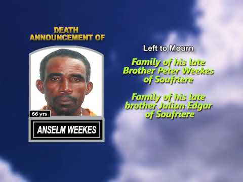 Anselm Weekes Medium Obituary
