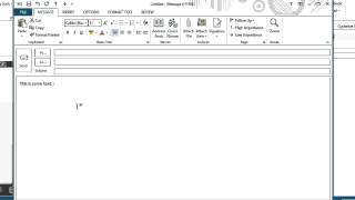 How Do I Make a Microsoft Outlook Smiley Face Using the Control Butto... : Microsoft Office Lessons