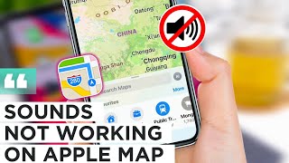 How To Fix Apple Maps Sound Not Working on iPhone | Solve No Sound Issue on Apple Maps