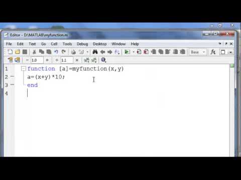 Write a function in MATLAB