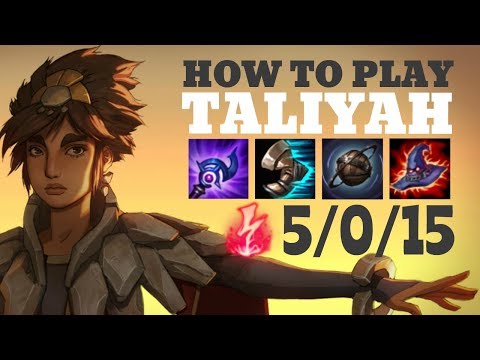 How to play TALIYAH | Best Build & Runes | Season 9 ENDING Taliyah Guide | League of Legends