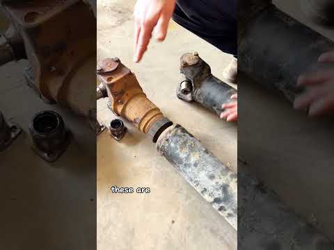 Semi truck vibration - check out your drive shaft and slip joint #truck #trucks