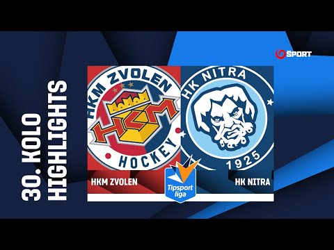30. kolo: HKM Zvolen – HK Nitra 0:5 (0:0, 0:3, 0:2)