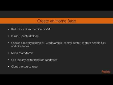 Ansible 2 for Beginners Creating an Ansible Home Base | packtpub com
