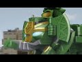 Power Rangers Ninja Steel Drive To Survive Rumble Tusk Ninja Steel Megazord First Battle