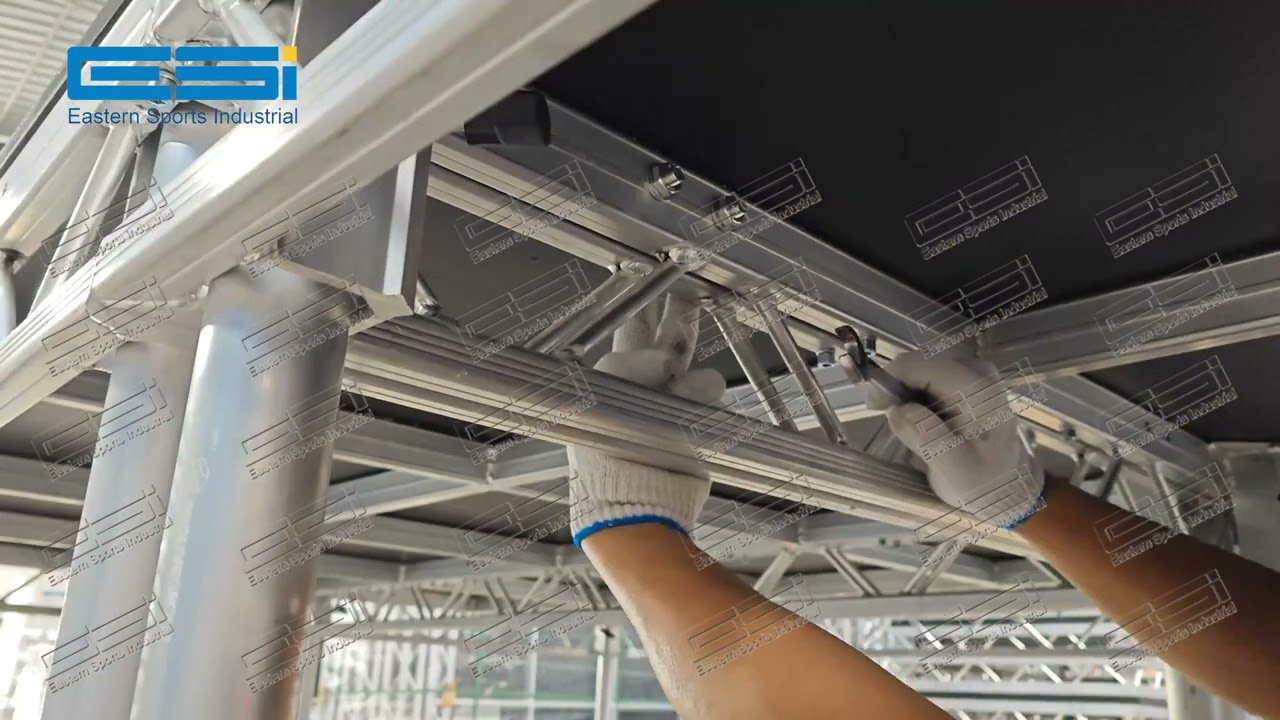 Alistage (Prolyte) lite deck setup in China. ( Professional lite deck manufacturer in China: ESI )