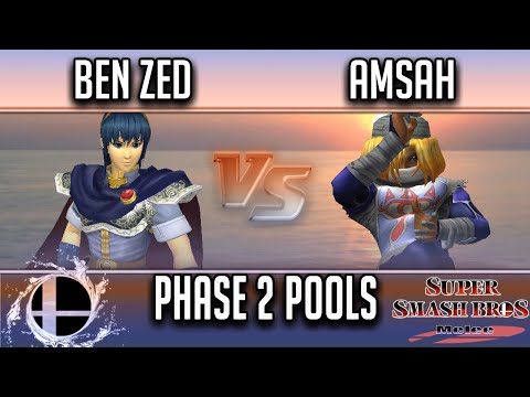 Smash'N'Splash 4  PHASE 2 POOLS -  Ben Zed (Marth) vs AST | Amsah (Sheik)