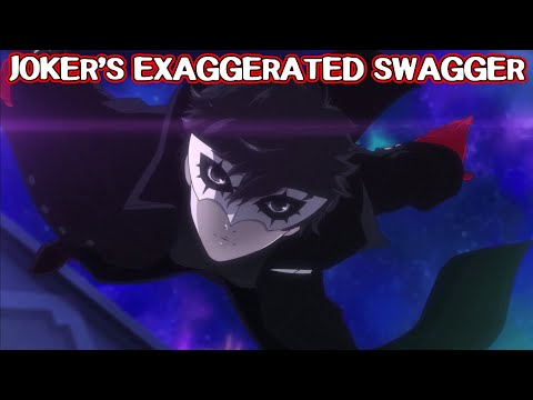 Joker's Exaggerated Swagger