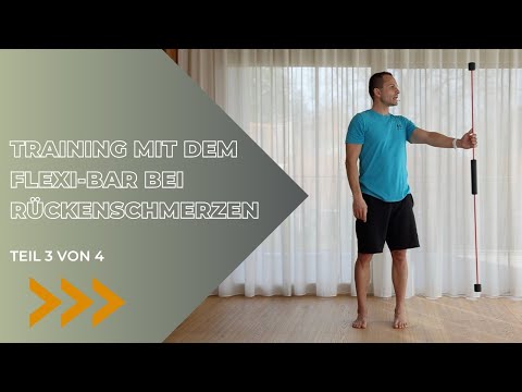 FLEXI-BAR Training bei Rückenschmerzen - Teil 3/4. Schwerpunkt Gleichgewicht!