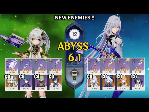 NEW Spiral Abyss 6.1 | C0 Nahida Hyperbloom & C0 Skirk Freeze - F2P Build | Genshin Impact 【原神】