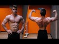 Teen Bodybuilding SQUATTING 4 PLATES