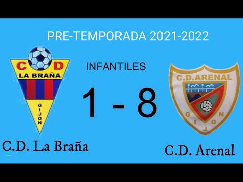 C.D. La Braña 1 - 8 C.D. Arenal (Pretemporada 2021-2022)