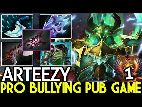 ARTEEZY [Wraith King] Pro Player Stack Bullying Pub Game 7.22 Dota 2