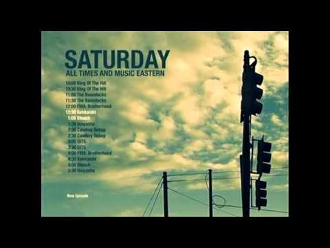 [adult swim] Saturday Schedule Stoplights