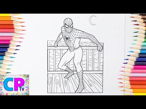 Spiderman Super Speed Coloring Pages,Superhero in Two Scenes,NCS Music,Nomia Tunes,Coloring Pages Tv