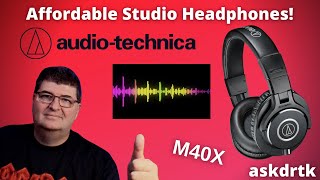 Video thumbnail for Audio-Technica ATH M40X - Review by askdrtk