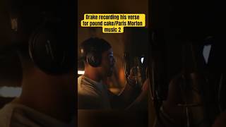 Drake recording his verse for pound cake/Paris Morton music 2
