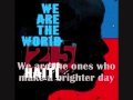 We Are The World 25 for Haiti - with lyrics and ...