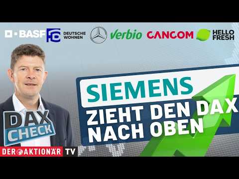 DAX-Check: BASF, Cancom, Deutsche Wohnen, HelloFresh, Mercedes-Benz, Siemens, Verbio im Fokus