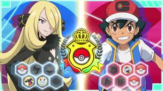 Ash vs Cynthia (Part 2) Pokemon Journeys Episode 124 English Sub #pokemon #anipoke #anime