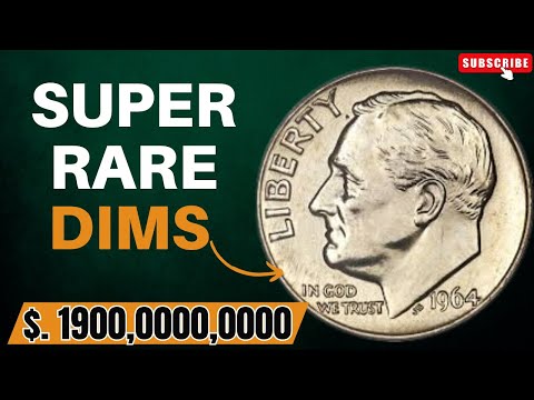 Most Expensive US Holy Grail Dimes| TOP 3 Roosevelt Dimes Worth Thousands Of Dollars #bigmoney