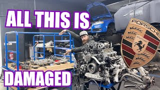 Ep 3 Porsche Cayenne 2.9TFSI , engine tear down , found this damage and the bill is now double !