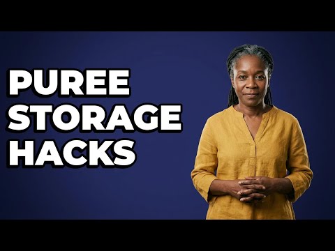 How To Store Homemade Pureed Fruits And Vegetables?